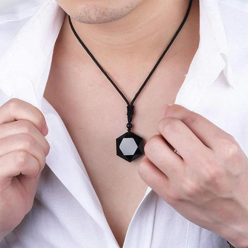 Black Obsidian Guardian Necklace - Your Shield for Spiritual Protection