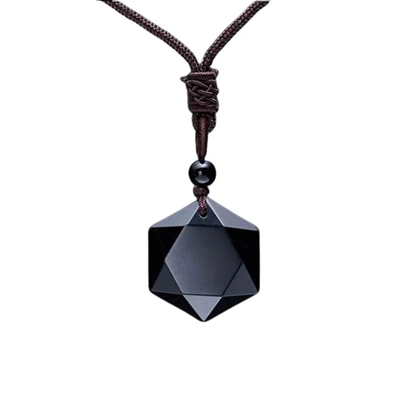 Black Obsidian Guardian Necklace - Your Shield for Spiritual Protection