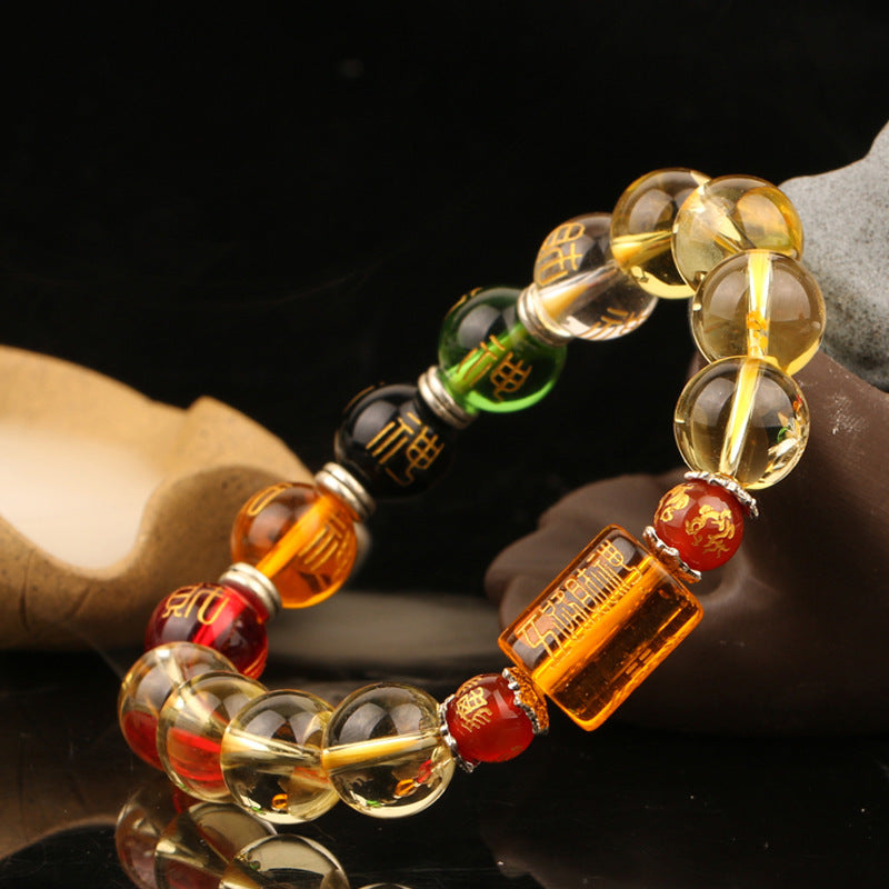 Citrine the God of Wealth Bracelet - Wealth and Harmony