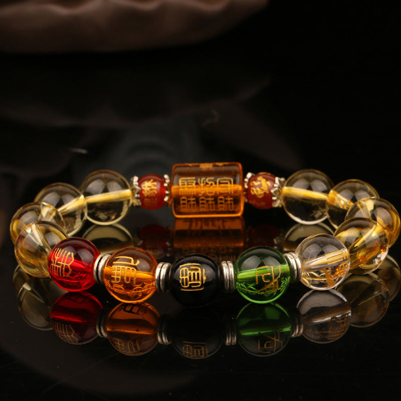 Citrine the God of Wealth Bracelet - Wealth and Harmony