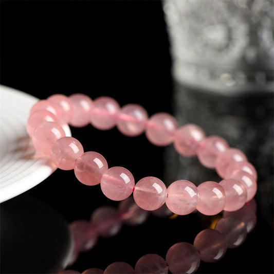 Rose Quartz Love Charm Bracelet - Unleash & Draw in Love's Embrace