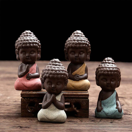 Enlightenment in Miniature: The Four Noble Truths Buddha Figurines