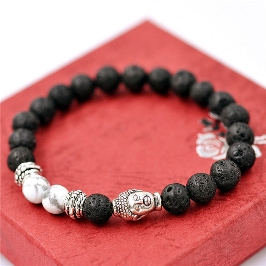 Buddha Serenity Agate Bracelet - Enhance Your Concentration