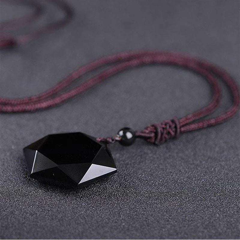 Black Obsidian Guardian Necklace - Your Shield for Spiritual Protection