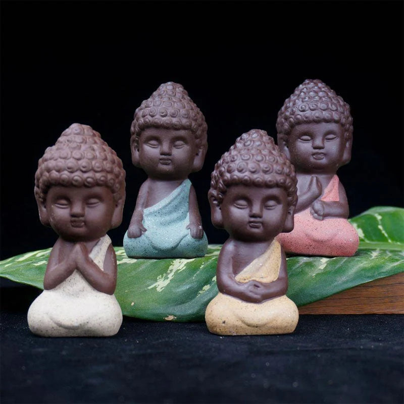 Enlightenment in Miniature: The Four Noble Truths Buddha Figurines