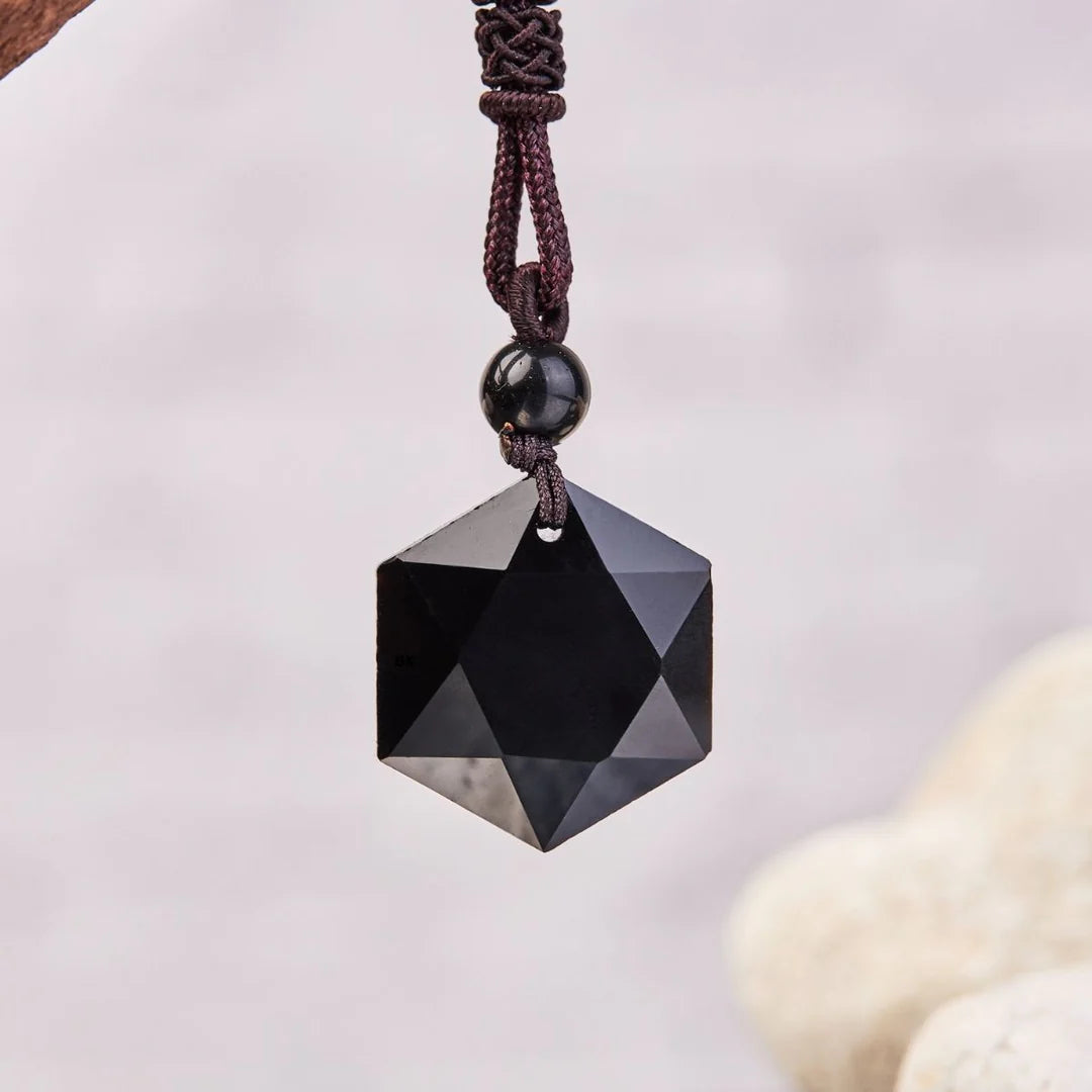 Black Obsidian Guardian Necklace - Your Shield for Spiritual Protection