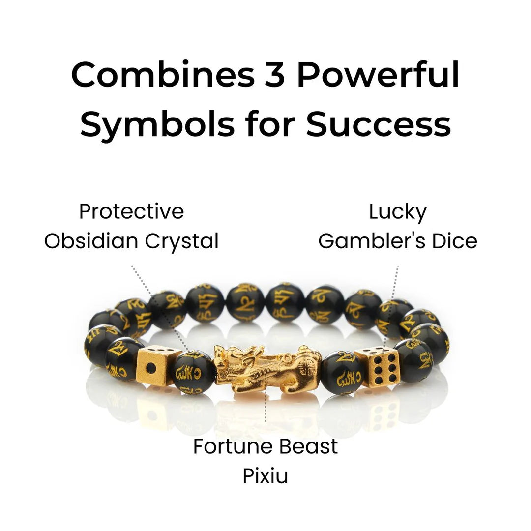 Pixiu Bracelet for Debt Relief and Gambling Fortunes - Attract Maximum Prosperity