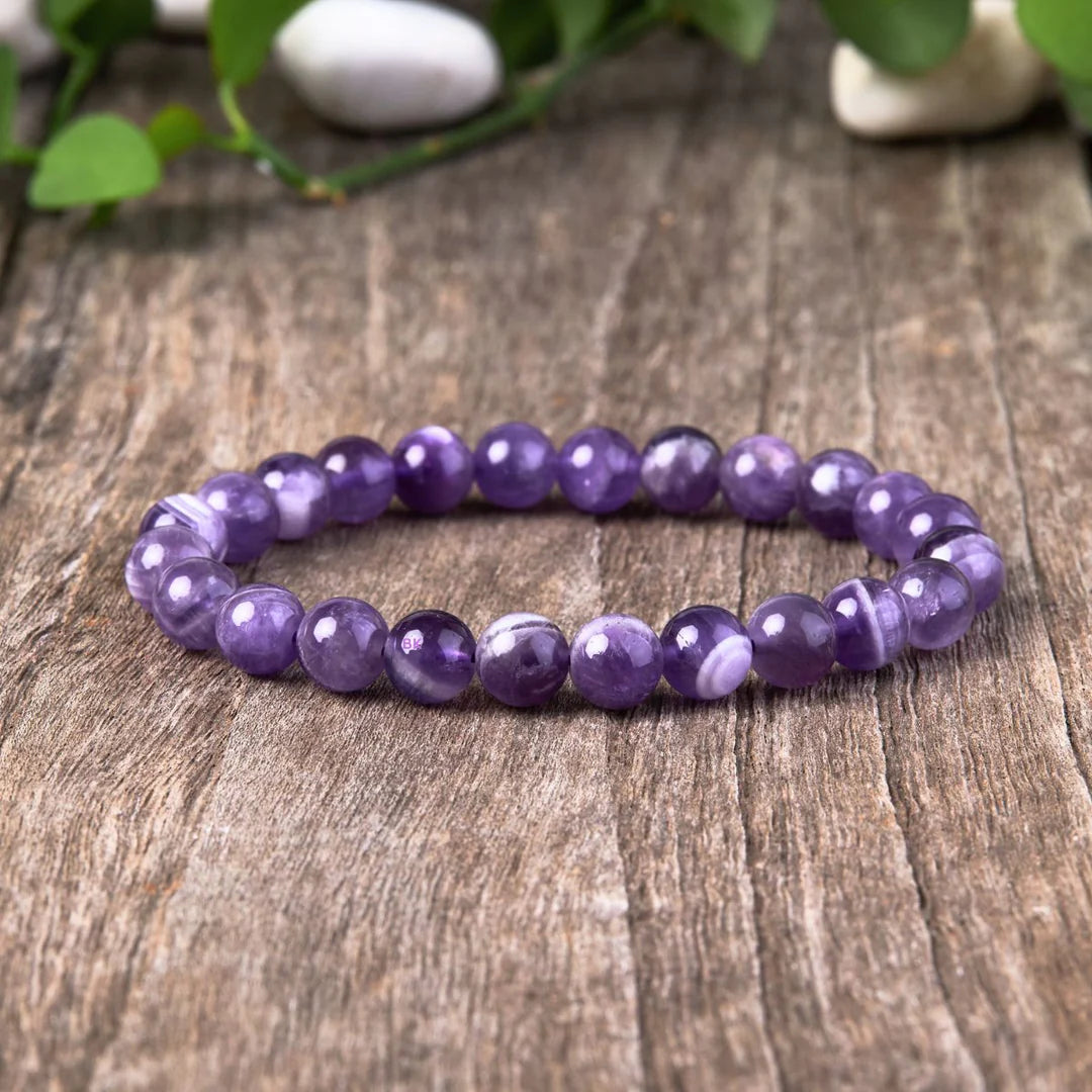 Amethyst Aura Cleansing Bracelet - Peace and Clarity