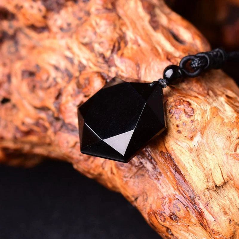 Black Obsidian Guardian Necklace - Your Shield for Spiritual Protection